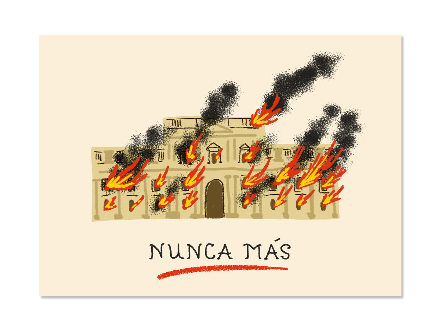 Nunca Más - Lámina para enmarcar